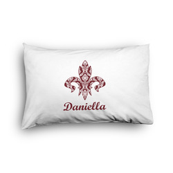 Maroon & White Pillow Case - Toddler - Graphic (Personalized)