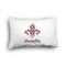 Maroon & White Toddler Pillow Case - FRONT (partial print)