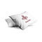 Maroon & White Toddler Pillow Case - TWO (partial print)