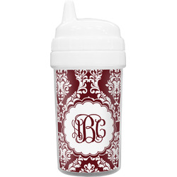 Maroon & White Sippy Cup (Personalized)
