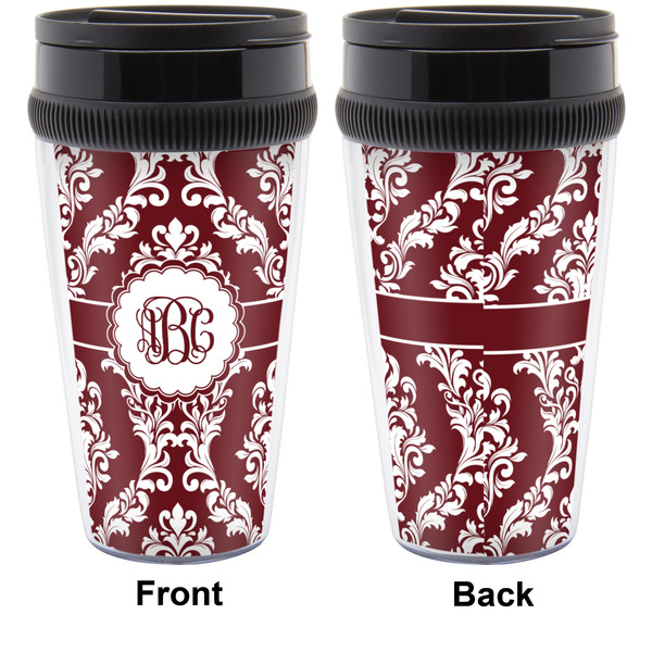 Maroon & White Travel Mug Approval (Personalized)