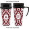 Maroon & White Travel Mugs - with & without Handle