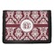 Maroon & White Trifold Wallet (Personalized)