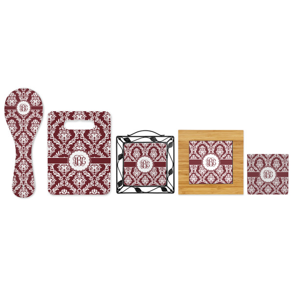 Maroon & White Trivets