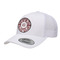 Maroon & White Trucker Hat - White (Personalized)