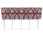 Maroon & White Valance