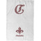 Maroon & White Waffle Towel - Partial Print - Approval Image