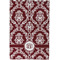 Maroon & White Waffle Weave Towel - Full Color Print - Approval Image