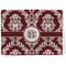 Maroon & White Kitchen Towel - Waffle Weave - Full Color Print (Personalized)