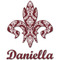 Maroon & White Wall Graphic Decal