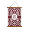 Maroon & White Wall Hanging Tapestry (Personalized)