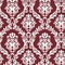 Maroon & White Wallpaper & Surface Covering (Water Activated 24"x 24" Sample)