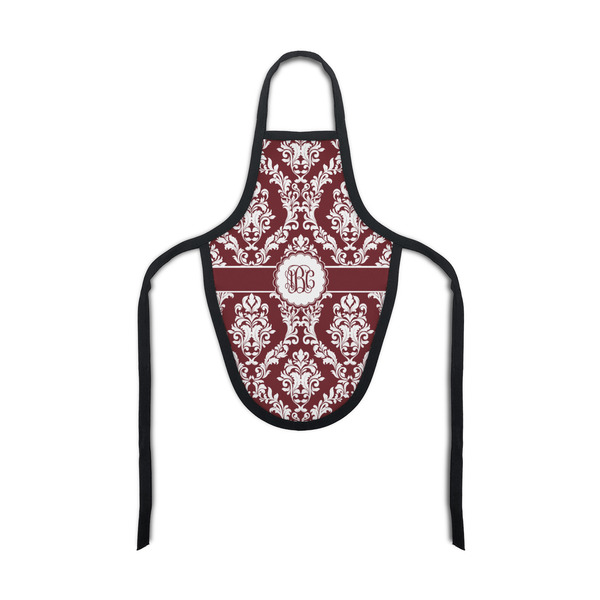 Custom Maroon & White Bottle Apron (Personalized)