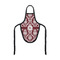 Maroon & White Wine Bottle Apron - FRONT/APPROVAL