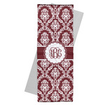 Maroon & White Yoga Mat Towel (Personalized)