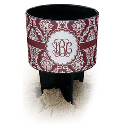 Maroon & White Black Beach Spiker Drink Holder (Personalized)