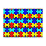 Autism Puzzle Tissue Paper Sheets - Large - Heavyweight