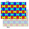 Autism Puzzle Tissue Paper - Heavyweight - Small - Front & Back