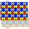 Autism Puzzle Tissue Paper - Heavyweight - XL - Front & Back