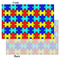Autism Puzzle Tissue Paper - Lightweight - Small - Front & Back