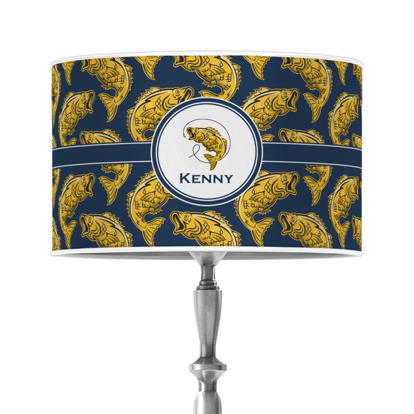 Custom Fish 12" Drum Lamp Shade - Poly-film (Personalized)