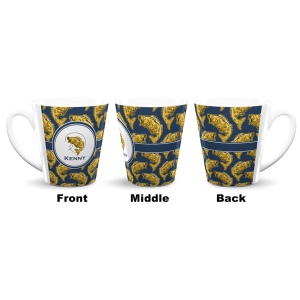 Fish 12 Oz Latte Mug - Approval