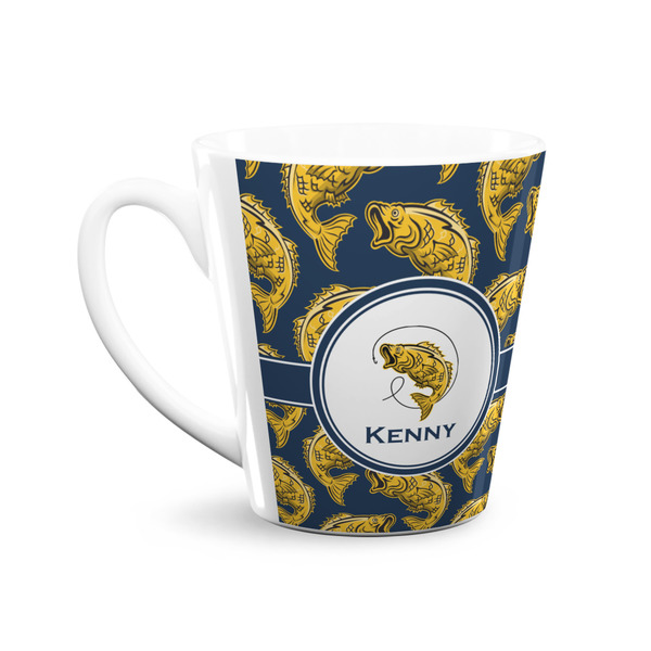 Fish 12 Oz Latte Mug - Front