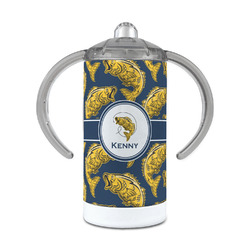 Fish 12 oz Stainless Steel Sippy Cup (Personalized)