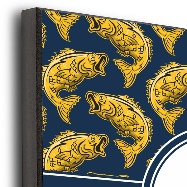 Fish 12x12 Wood Print - Closeup