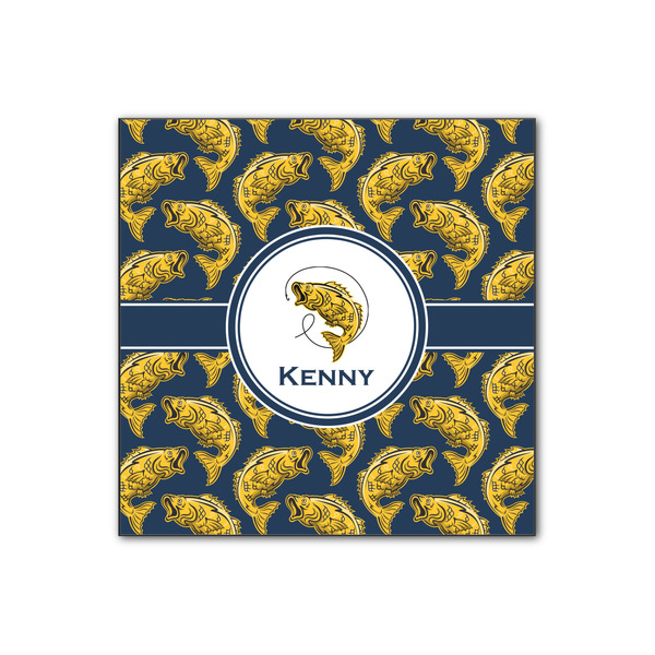 Custom Fish Wood Print - 12x12 (Personalized)