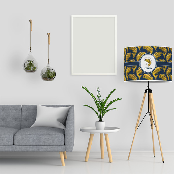 Fish 16" Drum Lampshade - LIFESTYLE