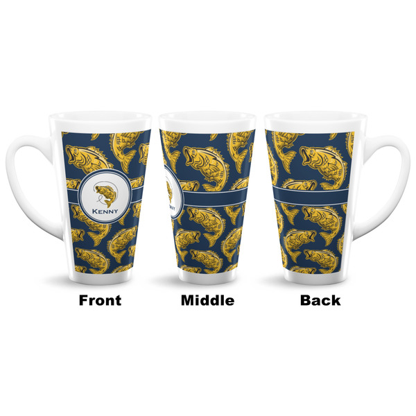 Fish 16 Oz Latte Mug - Approval