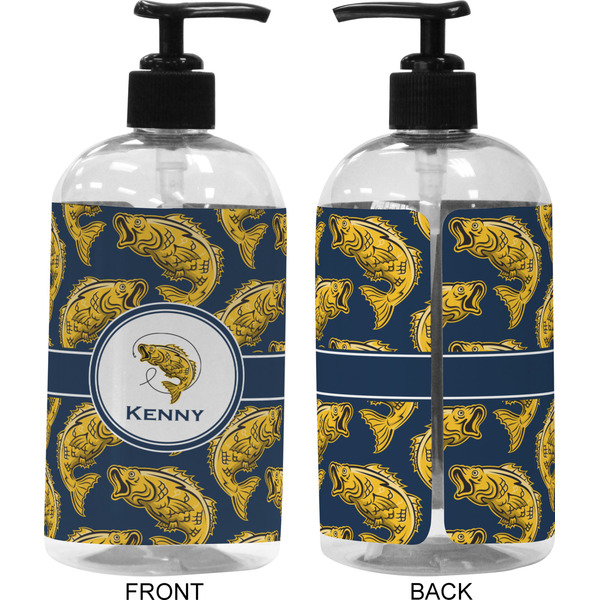 Fish 16 oz Plastic Liquid Dispenser (Approval)