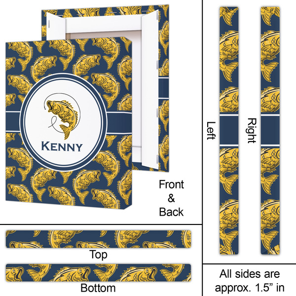 Fish 16x20 - Canvas Print - Approval