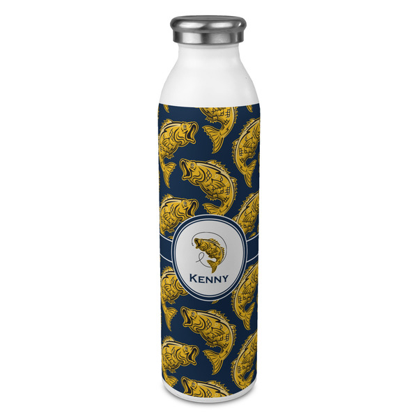 Custom Fish 20oz Stainless Steel Water Bottle - Full Print (Personalized)