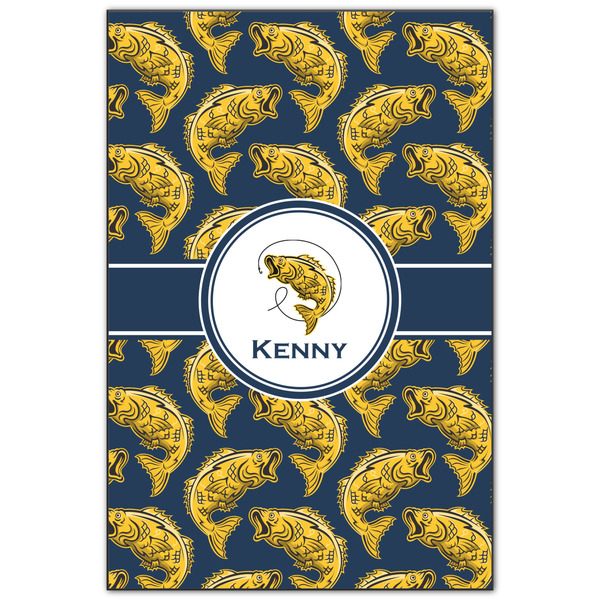 Custom Fish Wood Print - 20x30 (Personalized)