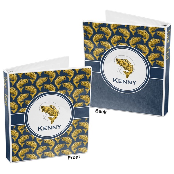 Fish 3-Ring Binder Front and Back