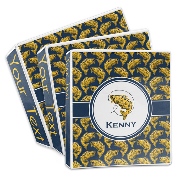 Custom Fish 3-Ring Binder (Personalized)