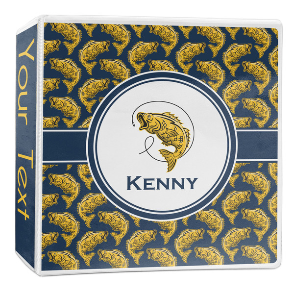 Custom Fish 3-Ring Binder - 2 inch (Personalized)