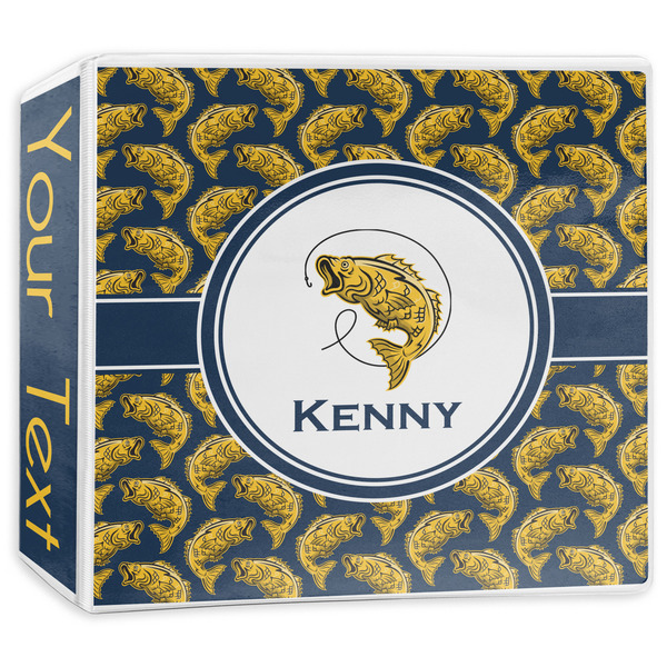 Custom Fish 3-Ring Binder - 3 inch (Personalized)