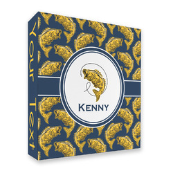 Fish 3 Ring Binder - Full Wrap - 2" (Personalized)