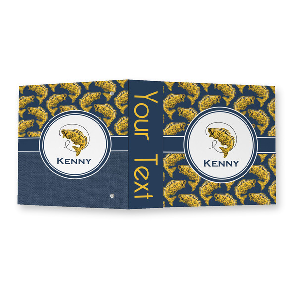 Fish 3 Ring Binders - Full Wrap - 2" - OPEN OUTSIDE