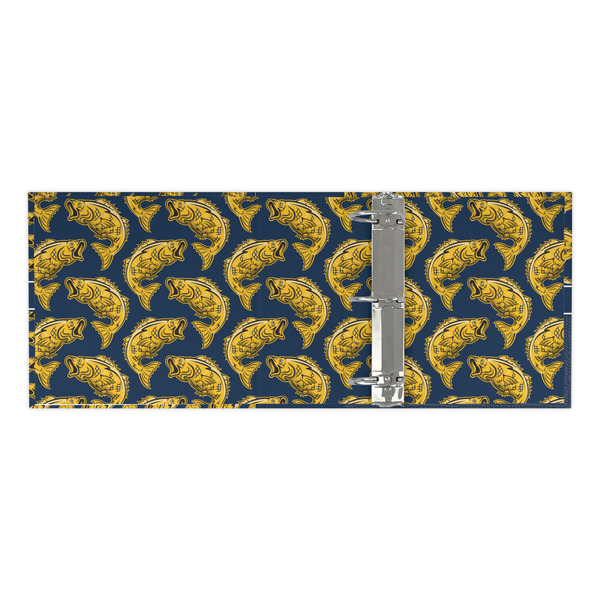 Fish 3 Ring Binders - Full Wrap - 3" - OPEN INSIDE