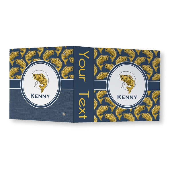 Fish 3 Ring Binders - Full Wrap - 3" - OPEN OUTSIDE