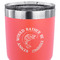 Fish 30 oz Stainless Steel Ringneck Tumbler - Coral - CLOSE UP