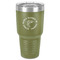 Fish 30 oz Stainless Steel Ringneck Tumbler - Olive - Front