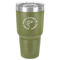 Fish 30 oz Stainless Steel Tumbler - Olive - Single-Sided (Personalized)