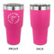 Fish 30 oz Stainless Steel Ringneck Tumblers - Pink - Single Sided - APPROVAL