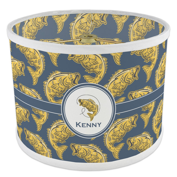 Fish 8" Drum Lampshade - ANGLE Poly-Film