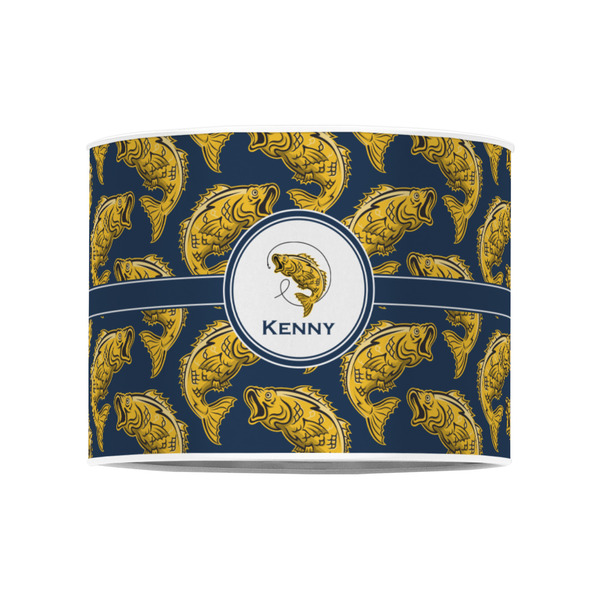 Fish 8" Drum Lampshade - FRONT (Poly Film)